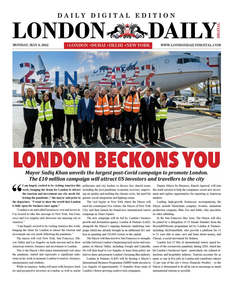 LONDON DD – MAY 9, 2022