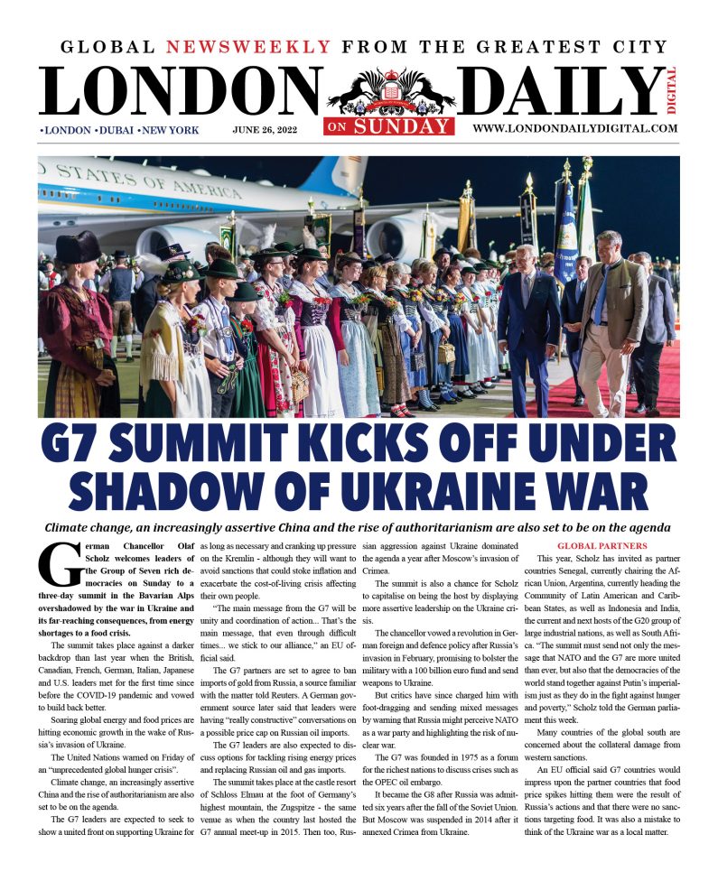 LONDON DD – June 26, 2022 – SUNDAY