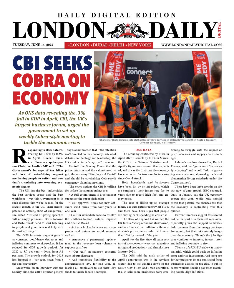 LONDON DD – June 14, 2022