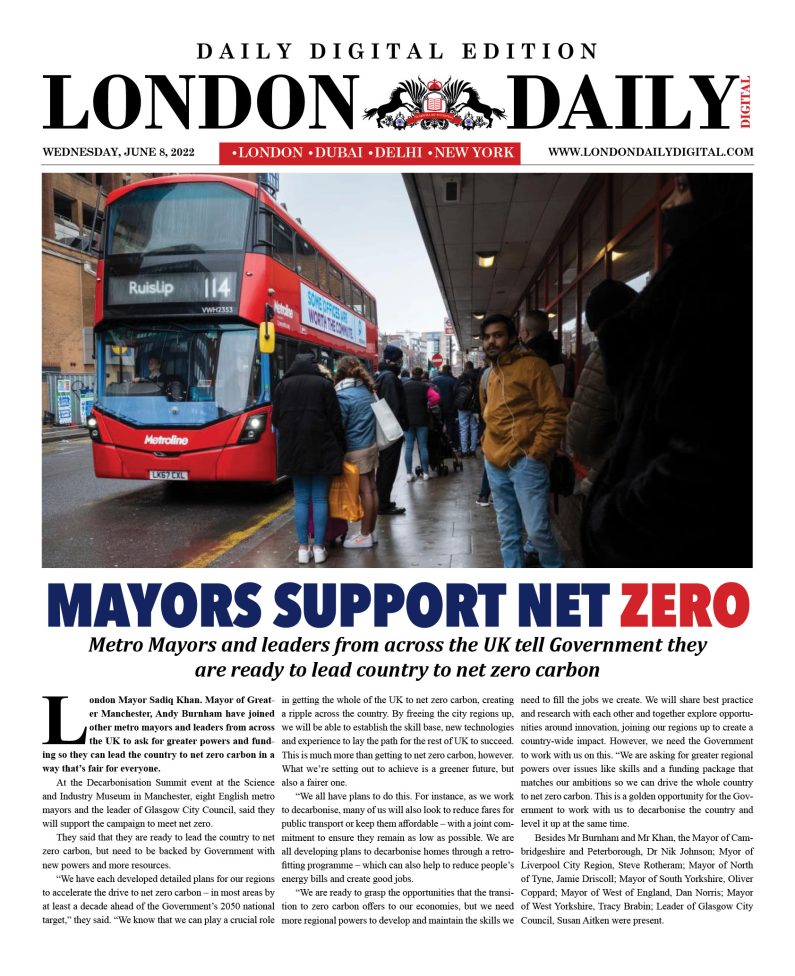 LONDON DD – June 8, 2022